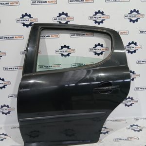 PORTA TRASEIRA ESQUERDA PRETO PEUGEOT 207 HATCHBACK 1.4 16V 2008-2013 ANO: 2009