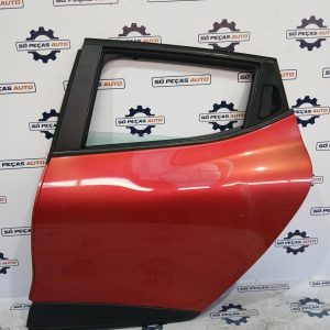 PORTA TRASEIRA ESQUERDA VERMELHO RENAULT CLIO IV 1.2 16V 2012-2022 ANO: 2013
